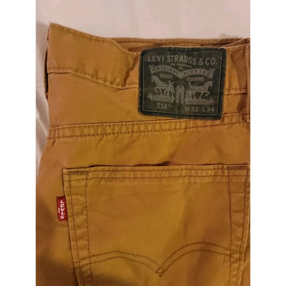 Levi's 514 Men's Straight Fit Jeans Lightweight Fabric Waterless Design - Picture 1 of 7